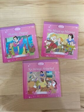 Snow White Picture Books Lot of 3 Disney Princess Lesson Books